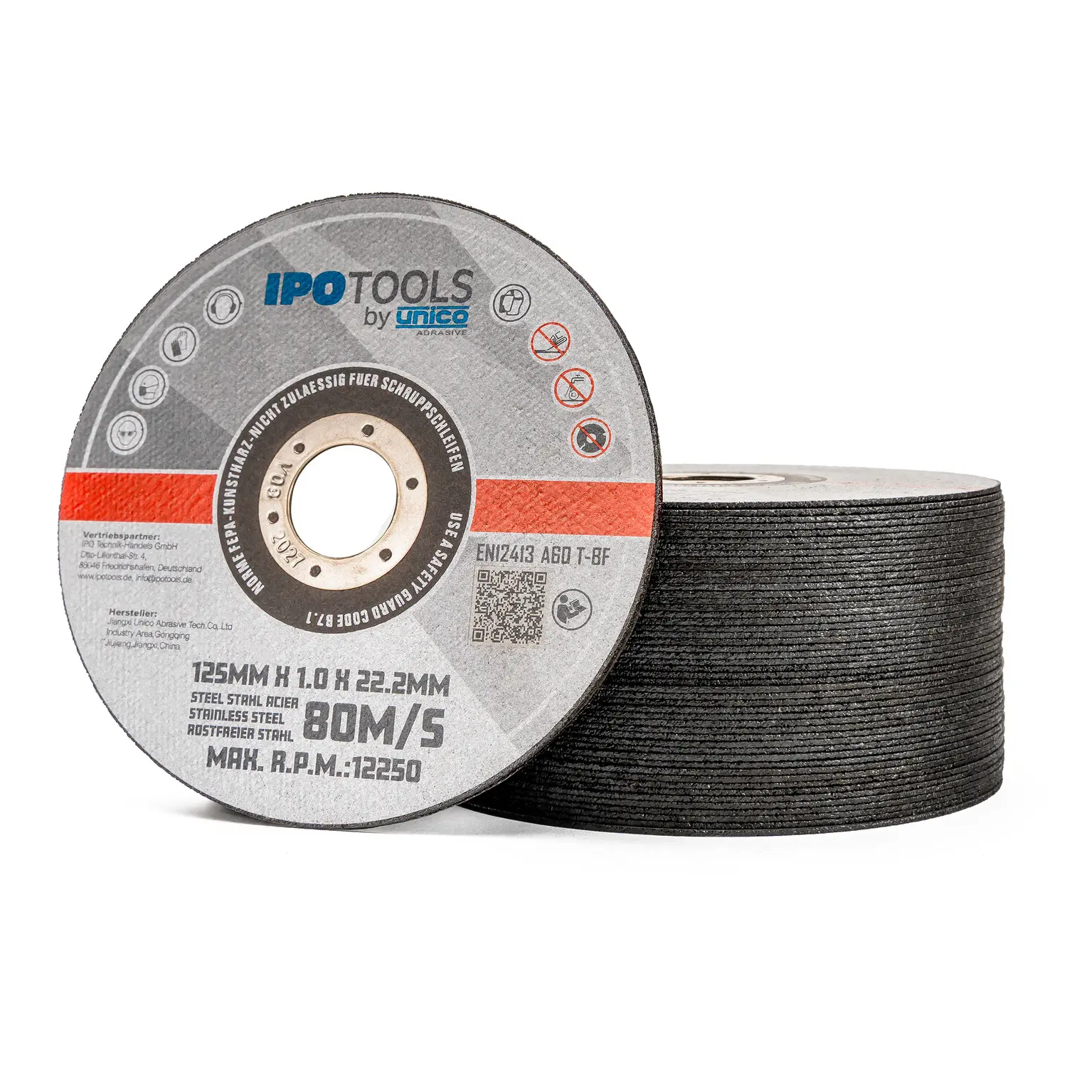 50x IPOTOOLS Trennscheiben - Flexscheibe 125mm – Bild 5