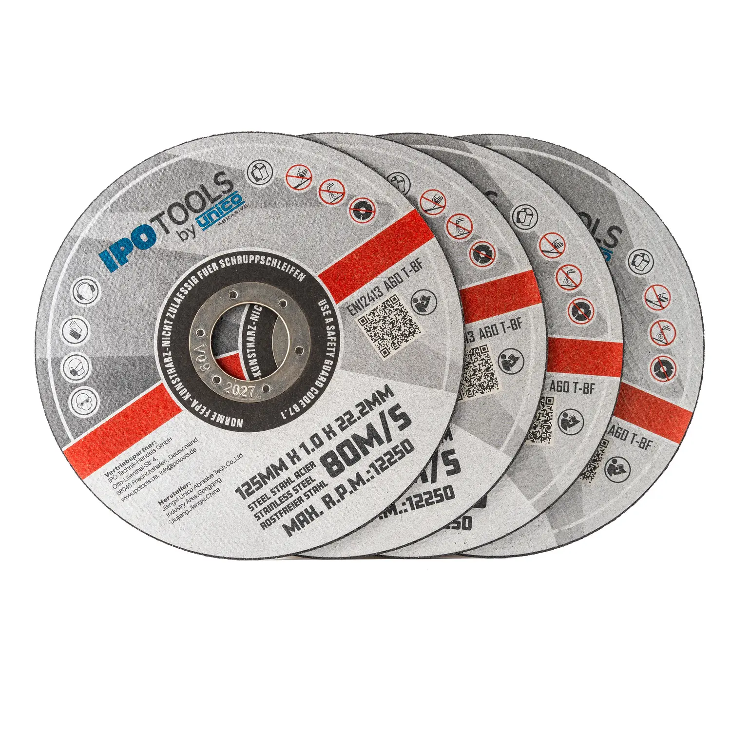50x IPOTOOLS Trennscheiben - Flexscheibe 125mm – Bild 9