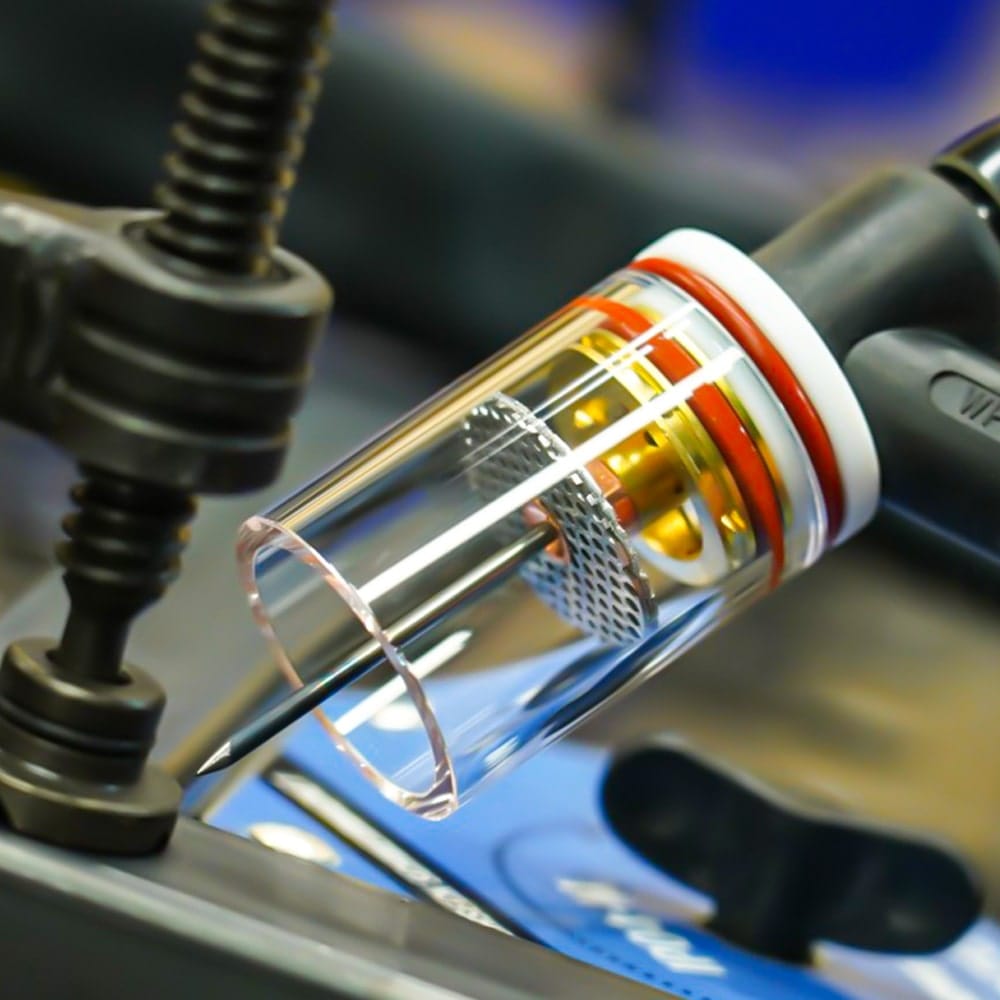 Zusätzliche glas Düsen (2x) und Dichtungen (5x) für Gaslinsen Zubehör – Bild 2
