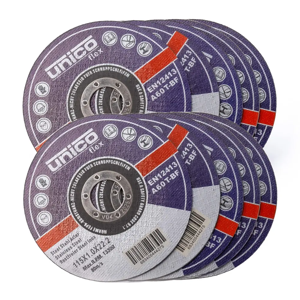 10x IPOTOOLS Trennscheiben - Flexscheibe 115mm