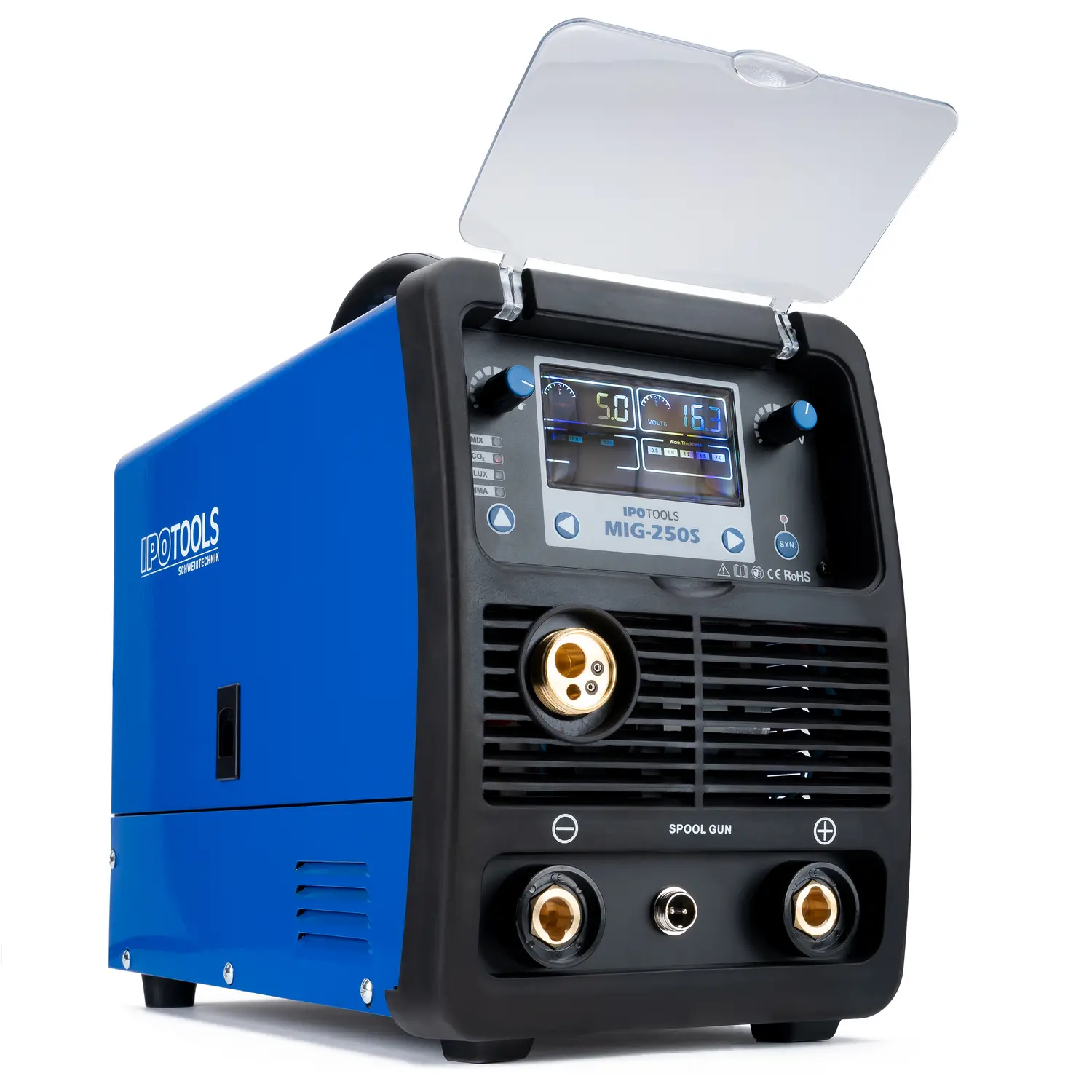 IPOTOOLS MIG 250S - Synergic Inverter Schweißgerät – Bild 4
